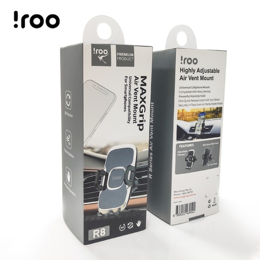 [R8] iRoo R8 | MaxGrip Air Vent Mount Holder