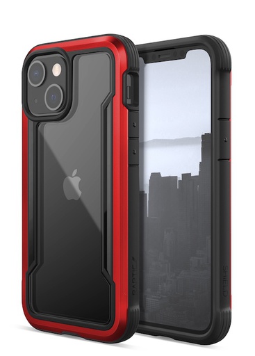 [6950941472821] X-doria Raptic Shield Pro | iPhone 13 Mini (5.4) - Red AntiMicrobial