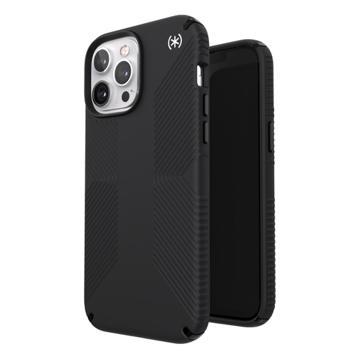 [141712-D143] Speck Presidio2 Grip | iPhone 13 Pro (6.1) - Black/White