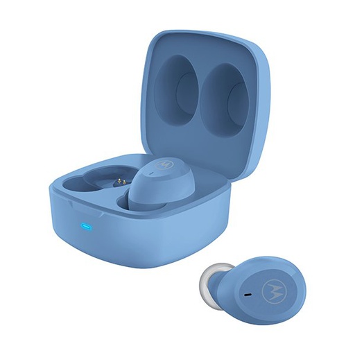 [MOTOBUDS100BLU] Motorola BUDS100 | TWS True Wireless Ear Buds /w Mic - Blue