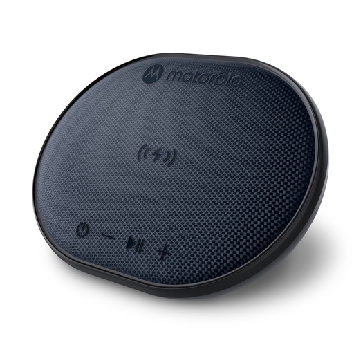 [MOTOROKR500BLK] Motorola ROKR500 | Bluetooth 10W Portable Speakerphone/Wireless Charging Pad/IPX6 Water Resistant (15hr)  - Black