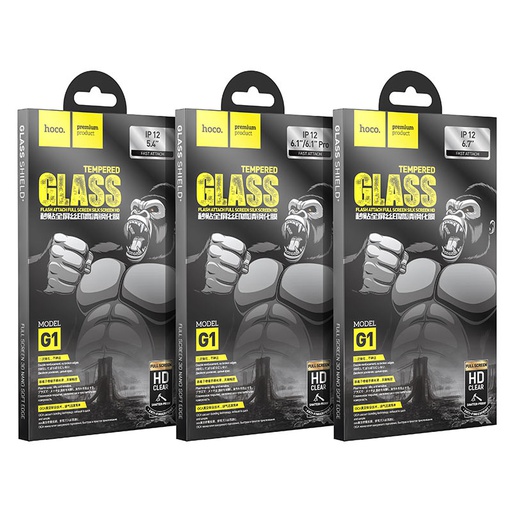 [BC-32317] HOCO Gorilla G1 | Full Screen Tempered Glass - iPhone 13 Pro Max/14 Plus (6.7)