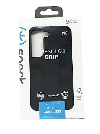 [144238-D143] Speck Presidio2 Grip | Samsung S22 (6.1) - Black