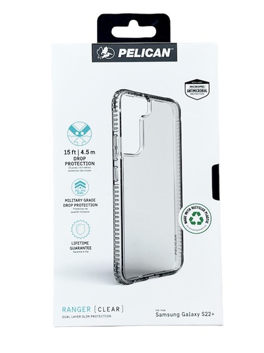 [PP048174] Pelican Ranger | Samsung S22 Plus (6.6) - Clear