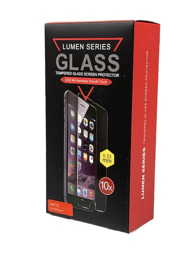 [BC-32462] Lumen Anti Glare Matte Tempered Glass | iPhone 7/8/SE2/SE3 [Box of 10]