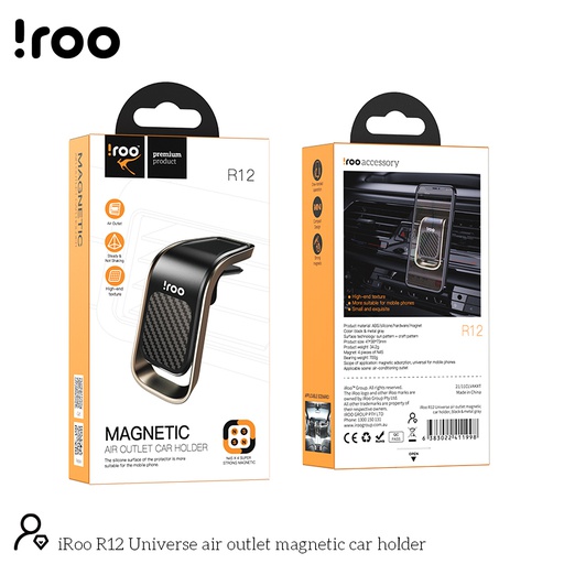 [R12] iRoo R12 | Magnetic Air Vent Holder