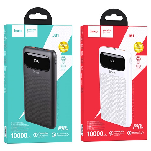 Hoco J81 | Fast Way PD 22.5W fully compatible power bank(10000mAh)