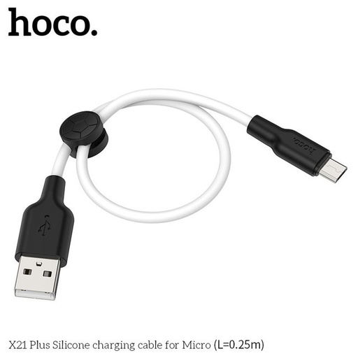 [X21plus-micro] Hoco X21plus 25cm | Micro USB Cable