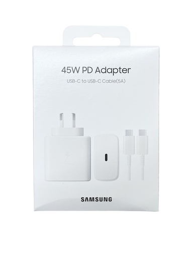 [EP-TA845] Original Samsung EP-TA845 | 45W PD AC Adapter /w Type-C tp Type-C Cable