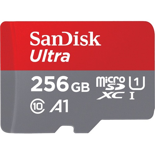 [SDSQUA4-256G] SanDisk Ultra 256 GB Class 10/UHS-I (U1) microSDXC - 120 MB/s Read - 100 MB/s Write