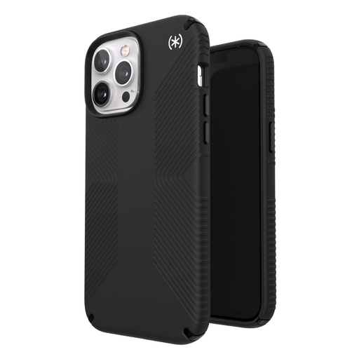 [150087-D143] Speck Presidio2 Grip | iPhone 14 Pro Max (6.7) - Black/White