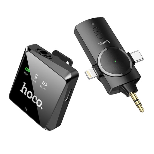 [S31-3in1] Hoco S31 3in1 | Stream Wireless Reciver for Lightning/Type-C/AUX