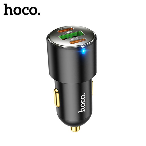 [BC-32760] Hoco NZ6 | Super Fast 45W PD 3-port(2C1A) car charger