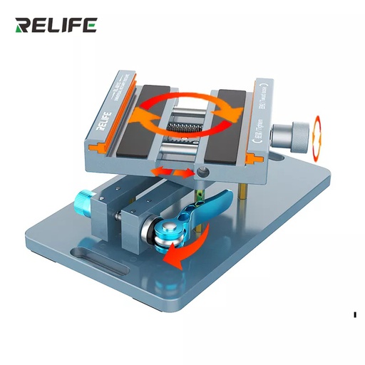 [AS072808] RELIFE RL-601S Heavy Metal 360 Degree Rotating Universal Fixture for PCB Board / Back Cover Housing