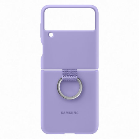 [EF-PF711TVEGWW] Original Samsung Galaxy Z Flip 3 Silicone Ring Case - Lavender