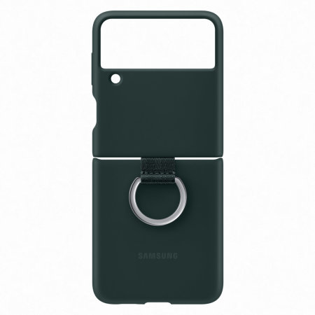 [EF-PF711TGEGWW] Original Samsung Galaxy Z Flip 3 Silicone Ring Case - Green