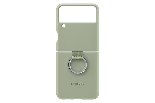 [EF-PF711TMEGWW] Original Samsung Galaxy Z Flip 3 Silicone Ring Case - Olive Green