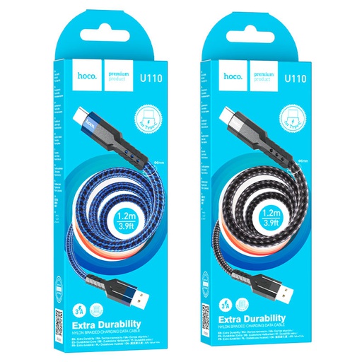 [BC-32987] Hoco U110 | Super Thick 6mm Core Type-A to Type-C Cable - 1.2m