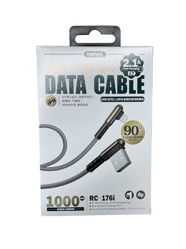 [RC-176i] REMAX RC-176i |  Janlon 2 Series 2.1A Zinc Alloy Braided Gaming Data Cable