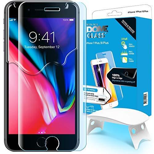 [BC-01633] Korean Whitestone UV Full Glue Dome Glass - iPhone 7 Plus / 8 Plus