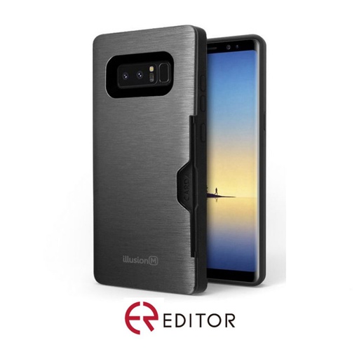 [BC-30282] Editor Illusion w/ Card Slot | Samsung S10 – GunMetal