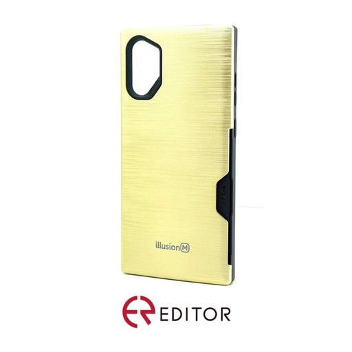 [BC-30311] Editor Illusion w/ Card Slot | Samsung Note 10 – Gold