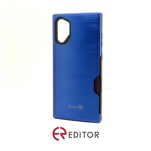 [BC-30314] Editor Illusion w/ Card Slot | Samsung Note 10 Plus – Blue