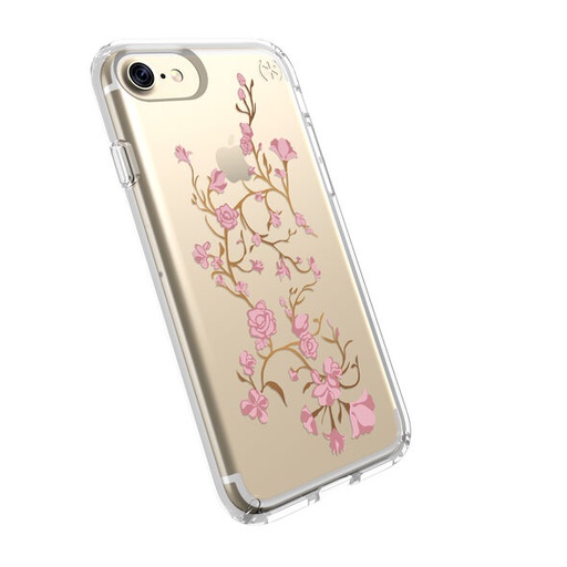 [79991-5754] Speck Presidio Clear + Print | iPhone 7/8/SE 2020 – Golden Blossoms