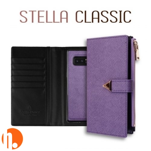 [BC-30549] Korean Stella Detachable Diary | iPhone XR (6.1) - Purple